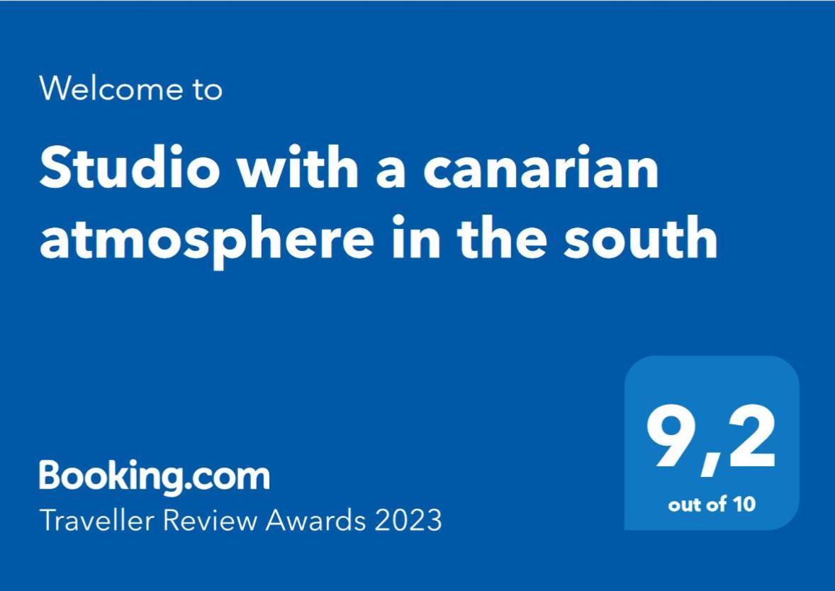 Studio With A Canarian Atmosphere In The South Коста дел Силенцио Екстериор снимка